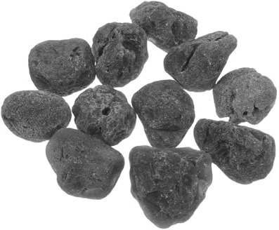 Warmhm 200g Noir Naturel Gravier Décoratif pour Aquarium Aménagement Paysager pour Jardin Et Pots Intérieur Matériau Pierreux Unique