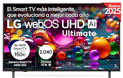LG Ultimate AI 50UA75006LA UHD Smart TV - 50 (127cm) 4K UHD, HDR10 Pro, webOS 25, α7 Gen8, Dolby Digital Plus, VRR, HDMI x3
