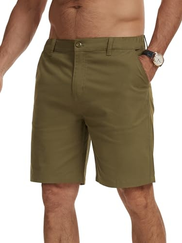 StylSense Kurze Hosen Herren Sommer Leichte Baumwolle Bermuda Cargo Chino Shorts Herren Freizeithose Kurz mit Taschen