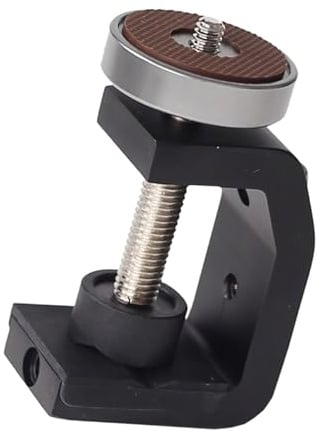 Tmboryuu Universals Camera TC50 C Clamp with 1 / 4Inch Screw Compatibility for Secure Photography Mounting on Tables Window Game Clamp