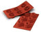 silikomart | SF058 Moule en Silicone pour monoportions MINI GUGELHUPF, anti-adhérent, 6 cavités, paquet de 1 Moule à gâteau, Ø 70 h 36 mm, Made in Italy
