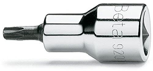 Beta 920TX - Chiavi a bussola maschio per viti con impronta Torx®, con attacco quadro femmina 1/2 cromate - inserti bruniti