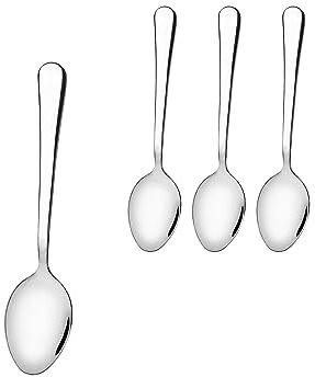 Galicja Boston Besteck Aus Edelstahl – Essbesteck – Cutlery – Edelstahl Besteck – Bistrobesteck – Besteck Rostfrei – Kaffeelöffel – Cutlery 3er-Set 12x2,6cm