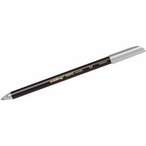 edding 10 x Fasermaler 1200 colorpen metallic Silber