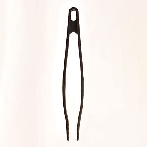 Kochblume Küchenpinzette | Premium-Silikon & BPA frei | Hitzebeständig | Spülmaschinenfest | Farbe: anthrazit