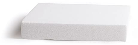 DECORA 0173951 TORTEN-Dummy, QUADRATISCH, AUS STYROPOR 50X50X5H cm, Beige