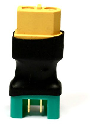 1x Stück Premium Adapter MPX 6P 6 Pin Stecker Male auf XT60 Buchse Female Goldstecker Verpolsicher Kompatibel zu Multiplex für Lipo Akku Adapterkabel Modellbau