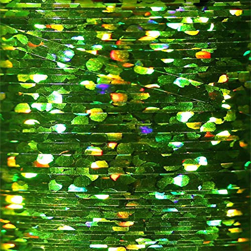 VEEVUS Holografisches Lametta, Hellgrün, Large