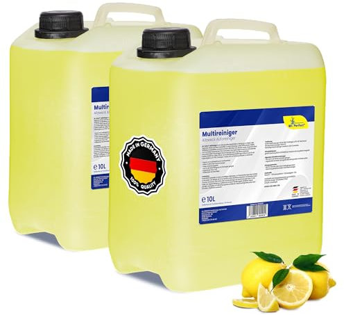 Mr. Perfect® - Multistar Multireiniger 2x 10L Konzentrat - Polsterreiniger, Teppichreiniger, Textilreiniger, Kunststoffreiniger und Autoinnenreiniger - Autoreinigung von Innen und Außen