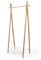 Compactor NAGANO Kleiderständer XL - NATUR Bamboo, 80x44x160 cm, Mehrzweck-Eingangs Möbel