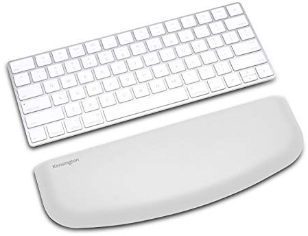 Kensington ErgoSoft Handgelenkauflage für schlanke, kompakte Tastatur, Grau