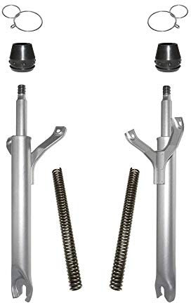 fourreau de fourche cyclo compatible avec mbk 51 swing gris (complet) (paire) -selection p2r-