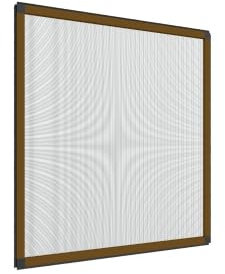 profilo in alluminio bronzo per creare zanzariere fai da te
