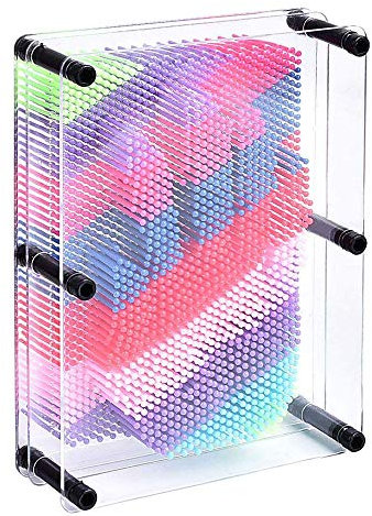 Allucky Sculpture d'art 3D, moule fantaisie en plastique pour la maison et le bureau (coloré)