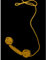 Artery8 Gold Effect Yellow Black Rotary Telephone Phone Call Me Art Print Canvas Premium Wall Decor Poster Mural Gelb Wand Deko