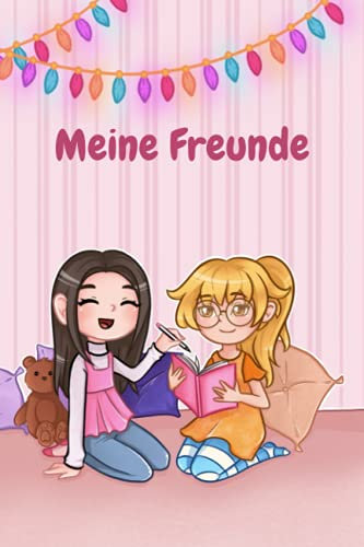 Meine Freunde: Freundebuch für Mädchen