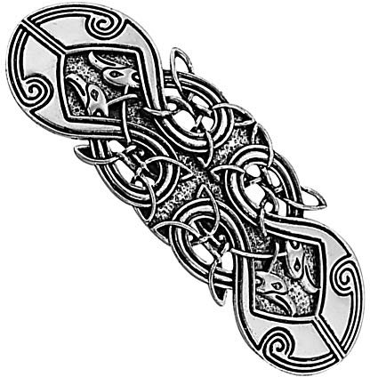 Pince à cheveux vintage, barrette française vintage, épingles à cheveux en alliage creux cheveux argentés Vintage Viking Raven Crow noeud celtique pince à cheveux accessoires pour femmes filles