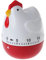 BESTonZON Küchentimer Cartoon Huhn Form, Mechanischer Küchentimer, 60 Minuten Küchenwecker Kurzzeitmesser, Eieruhr in Form Küken, Eieruhr Backen Kochen Kurzzeitwecker für Kochen Lernen