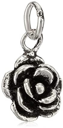 NKlaus Ciondolo Fiore di Rosa Argento 925 0,8cm Amuleto Celtico Fiore di Rosa 3925