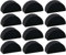 Bowitzki Face Paint Sponges Face Painting Half Moon Black Sponges High 12 Pieces for Art Work and Body Paint
