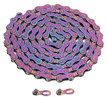 11-fach-Kette, Mountainbike-Kette, Vollständig Beschichtet, Rostfrei, Bunt, 11-fach-Fahrradkette für Mountainbikes Fahrräder