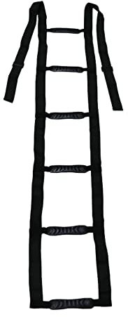 Bed Ladder Assist Safety Pull up with Multi Handle,Adjustable Bed Ladder Sit up Soft Rope Helper Hoist Rail Grips Lifter Straps Bedcaddie Trapeze Device for Pregnant,Elderly,Senior,Handicap,Patient