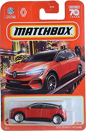 Matchbox 2022 Renault Megane 100/100 Red Car Toy