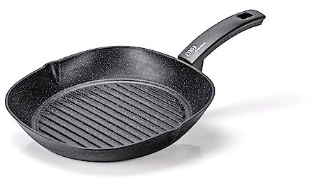 Moneta Etnea bistecchiera antiaderente 28cm, 100% Made in Italy