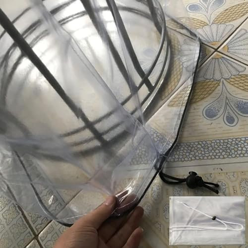 Housse De Protection Transparente Pour Salon De Jardin Protection Imperméable Housses De Table, Chaise Et Canapé Bâche Extérieure à Toute épreuve Pour P(Size:63x63x85cm/24.8x24.8x33.5in,Color:Effacer)