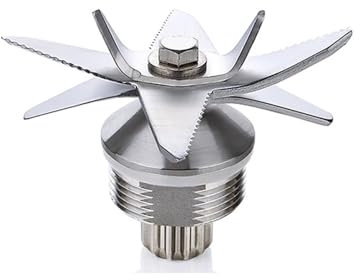 767 Stainless Steel Juicer Ice Crusher Blades Blender Hardened Six Mixing Cutting 8 Blade Knives Knife ，Compatible For Universal 2L Machine