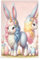 RPLIFE Niedliches Osterhasen-Einhorn-Küchentrockentuch, 71,1 x 45,7 cm, saugfähige Handtücher, moderne Bauernhaus-Küchentücher