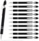 FWHFNB 10 pièces Stylo à Bille Stylet,Stylo à bille avec pointe stylet,Stylo à Bille Stylet 2 en 1,Stylos Billeàprise Main Antidérapante,pour Appareil à Écran Tactile Stylet en Métal,École (Noir)
