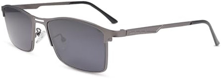 MIRYEA Polarisierte Kurzsichtige Distanz Sonnenbrille UV400 Schutz Outdoor Sonnenbrille Computer Anti Blaulicht Blendung Fernbrille Negative Power Klassisch Myopie Brille für Männer und Frauen -0.50