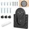 Dart Board Bracket Black, Professional Dart Board Accessories Includes Dartboard Bracket, Screws, Wall Hanging Hooks and Tape Measure