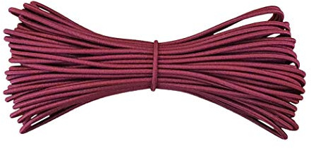 Round Elastic Cord - 2 mm Diameter - Burgundy - 5 metres