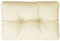 vidaXL Coussin de Palette crème 60x40x12 cm Tissu