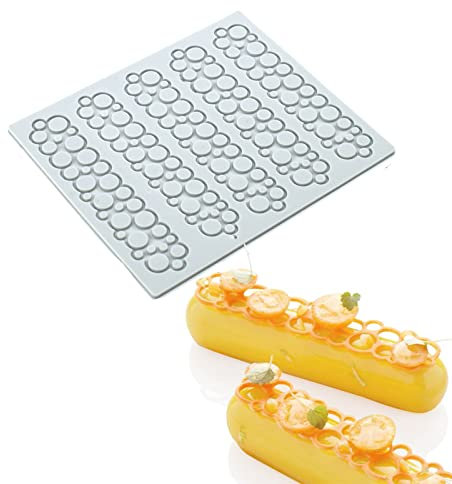 Molde de encaje de flores para tartas de boda, moldes de silicona para fondant, decoración de mousse, alfombrilla de glaseado para regalos para los amantes de la repostería