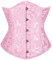 Corset Top Damen Korsett Kleid Schwarz Korsage Bauchweg Rosa Rotes Draculaura Cosplay Moulin Rouge Kostüm Pink 4XL
