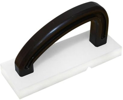 F Fityle Raschietto per taglieri con manico in acciaio inox per uso in cucina, Nero