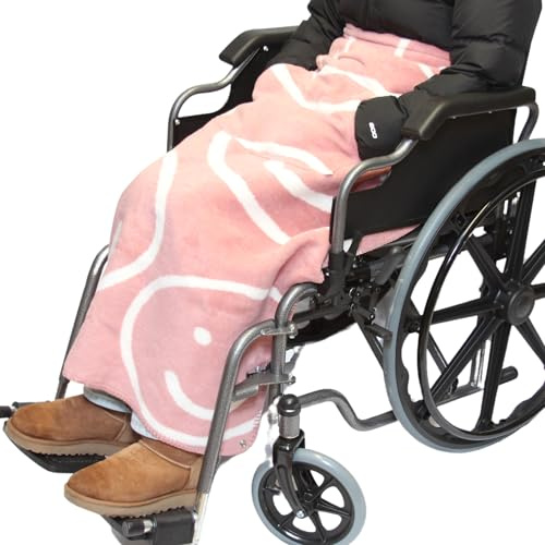 SENIORI Kinderdecke für Rollstuhl Decke für Kinder vielseitig warm und praktisch (10. Kind Rosa)