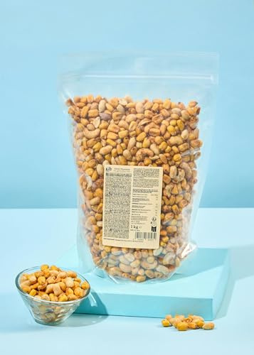KoRo - Chili-Nussmix 1 kg - Würzige Mischung aus Nüssen und Mais - Vegan - Als Snack oder Topping