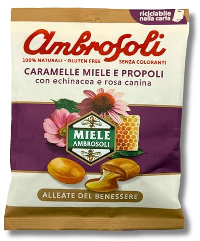 Ambrosoli miele e propoli con echinacea e rosa canina
