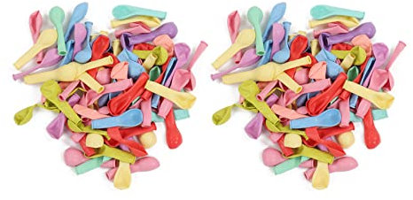 Respice finem 200 Stück 5 Zoll Pastell Macaron Farbige ungiftige umwelt freundliche Latex ballons Ideal für Baby party Kinder Party Schul party und Familien treffen