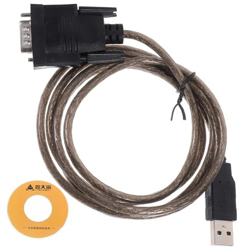 NUOBESTY 1Pc USB to Com Serial Adapter Cable for Stable Device Communication Long Distance Transmission Compatible with Printers Laptops and Desktops