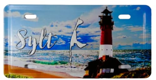 Souvenir Magnet Sylt 12 x 6 x 0,3 cm Kühlschrankmagnet Figur Deko GCG M3