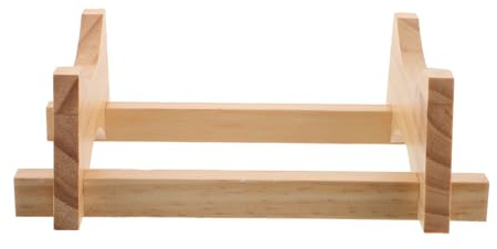 ERINGOGO Whiskyfassständer 3 Liter Robuster Getränkespenderhalter Halterung für Gallonenwasserflaschen Stabile Holzunterlage für Partys und Catering