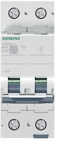 Siemens - Interruptor 6 kA 1 P+N/2 UM Curva C 32 A