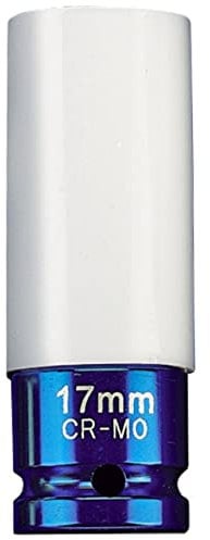 Draper 30631 DR. HI-Torq Wheel Nut Socket for Alloy Wheels, 1/2-Inch, 17 mm