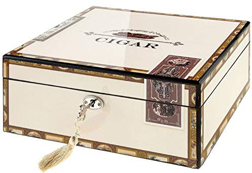 Humidor für 25 Zigarren - Klavierlack