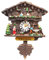 Kuckucksuhr Magnet Polyresin Kühlschrank Handmade - Chiemsee